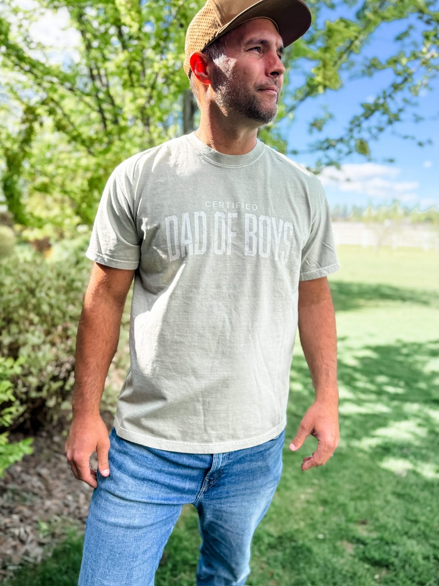 Certified Dad Graphic Tee – Comfort Colors Shirt – Dad of Girls, Dad of Boys or Both Worlds | Little Mama Shirt Shop Little Mama Shirt Shop