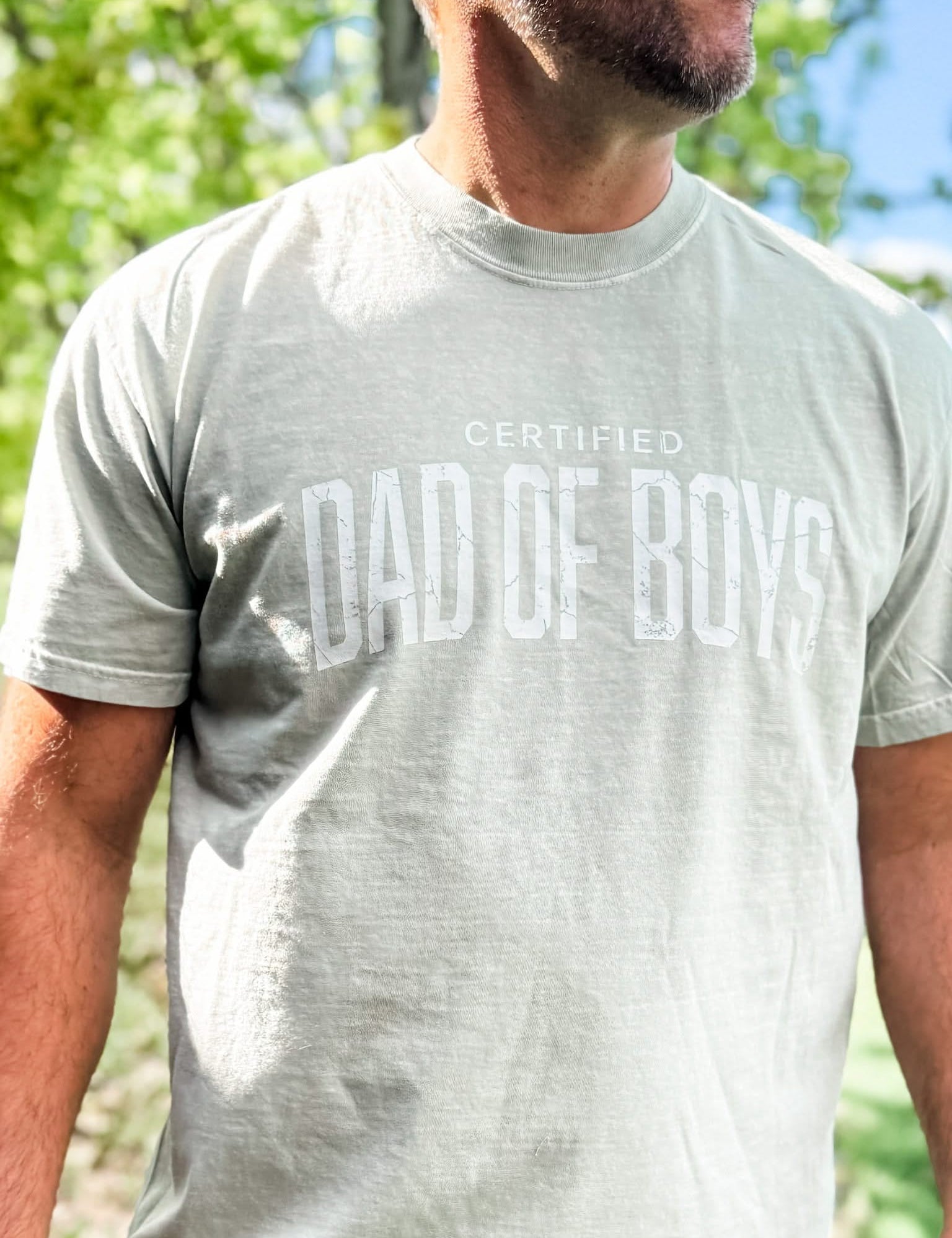 Certified Dad Graphic Tee – Comfort Colors Shirt – Dad of Girls, Dad of Boys or Both Worlds | Little Mama Shirt Shop Little Mama Shirt Shop