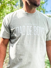 Certified Dad Graphic Tee – Comfort Colors Shirt – Dad of Girls, Dad of Boys or Both Worlds | Little Mama Shirt Shop Little Mama Shirt Shop