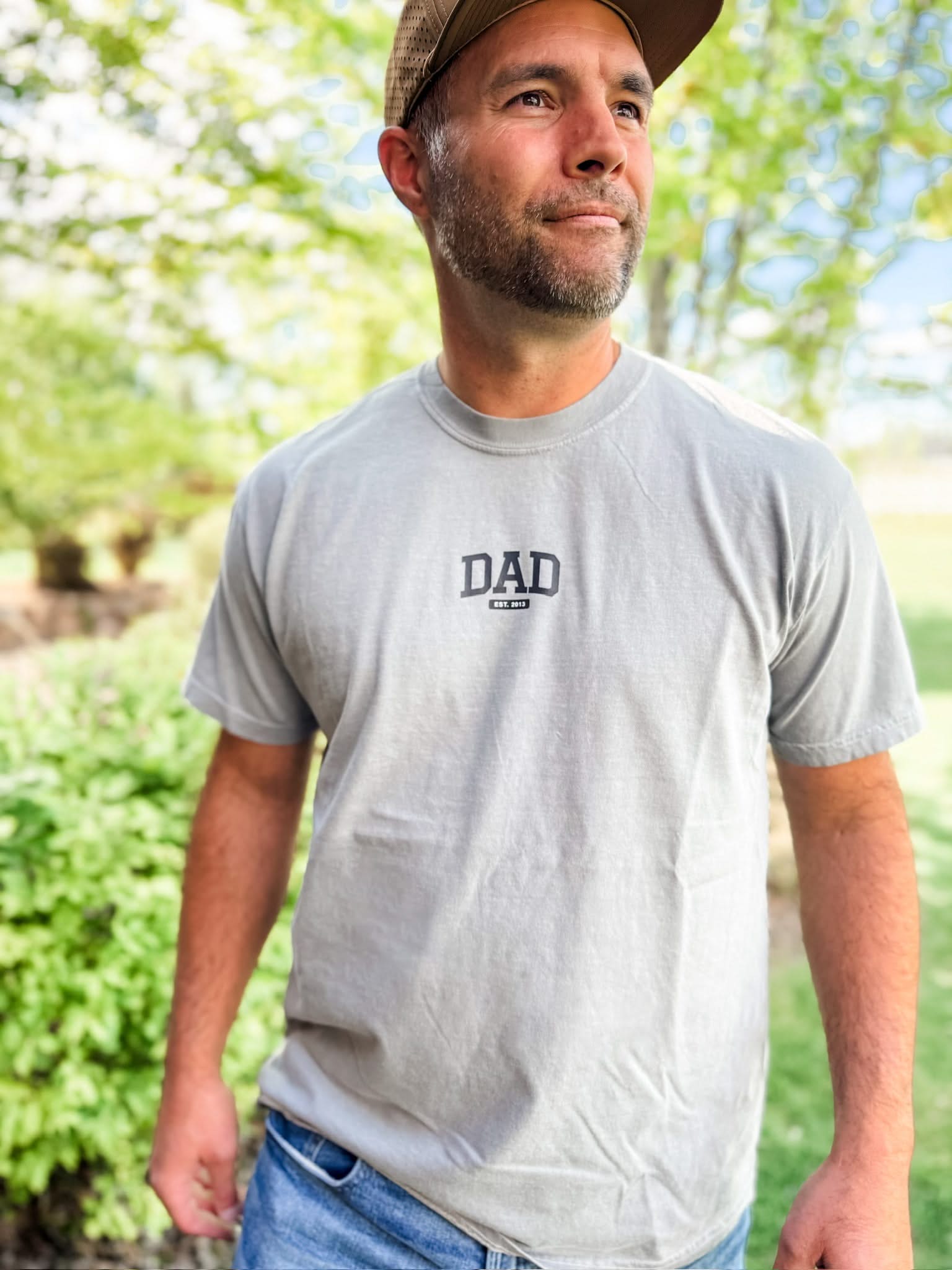 Personalized Dad Shirt – Custom Name & Established Year Comfort Colors Tee | Little Mama Shirt Shop Little Mama Shirt Shop