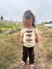 Trout Chart - Hand Drawn - Child Tee Little Mama Shirt Shop