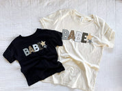 MAMA & BABE Wild Patchwork Print Matching Shirts - Mommy and Me Coordinating Tee Set | Little Mama Shirt Shop Little Mama Shirt Shop LLC