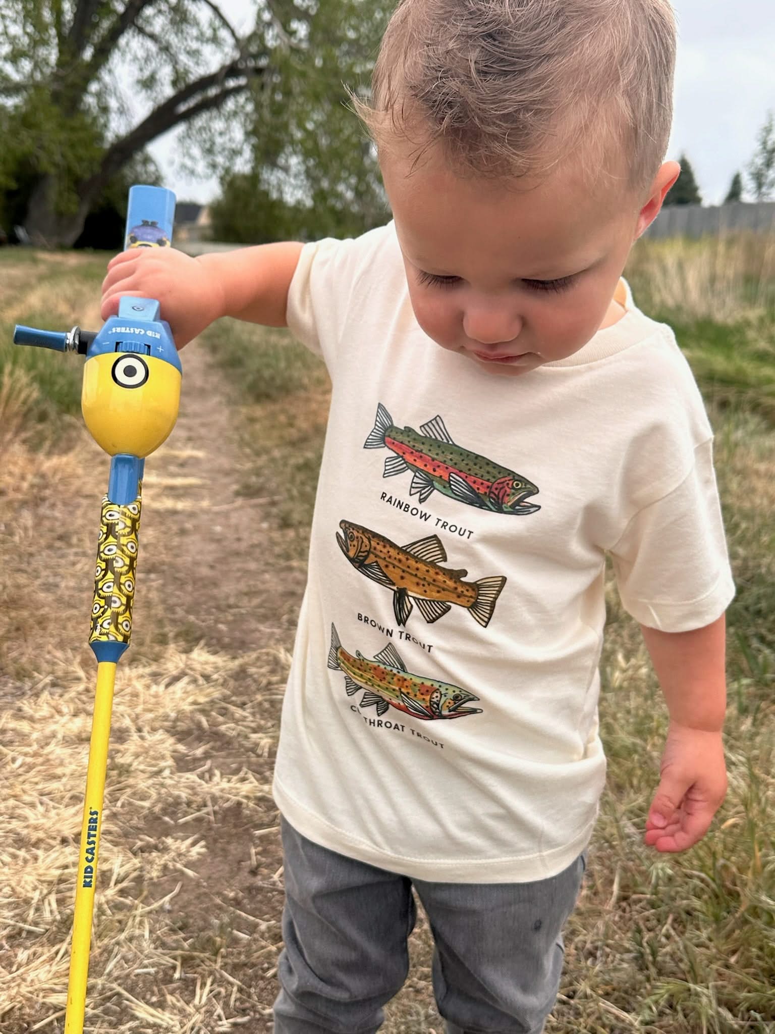 Trout Chart - Hand Drawn - Child Tee Little Mama Shirt Shop