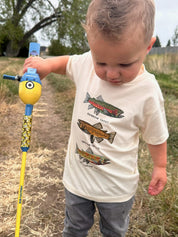 Trout Chart - Hand Drawn - Child Tee Little Mama Shirt Shop