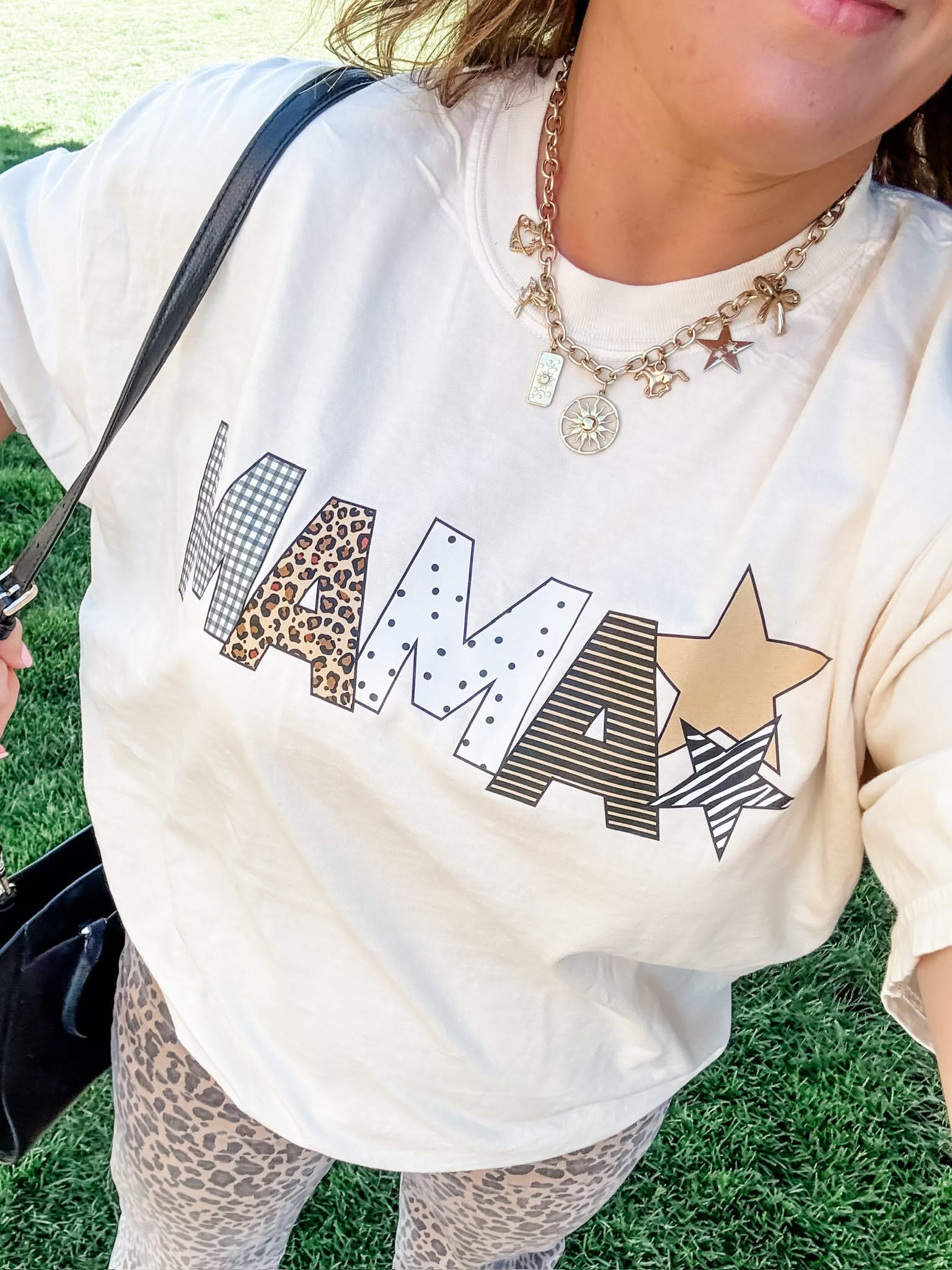 MAMA - Wild Patchwork Print - Comfort Colors Tee | Little Mama Shirt Shop Little Mama Shirt Shop LLC