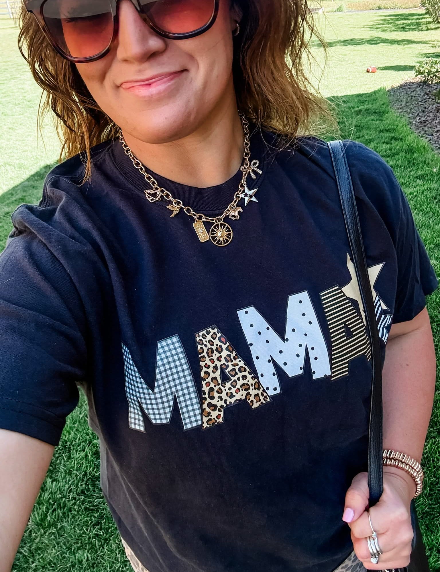 MAMA - Wild Patchwork Print - Comfort Colors Tee | Little Mama Shirt Shop Little Mama Shirt Shop LLC