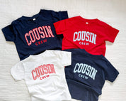 COUSIN CREW Gingham Print Tee - Child Red White & Blue Patriotic Shirt | Little Mama Shirt Shop Little Mama Shirt Shop