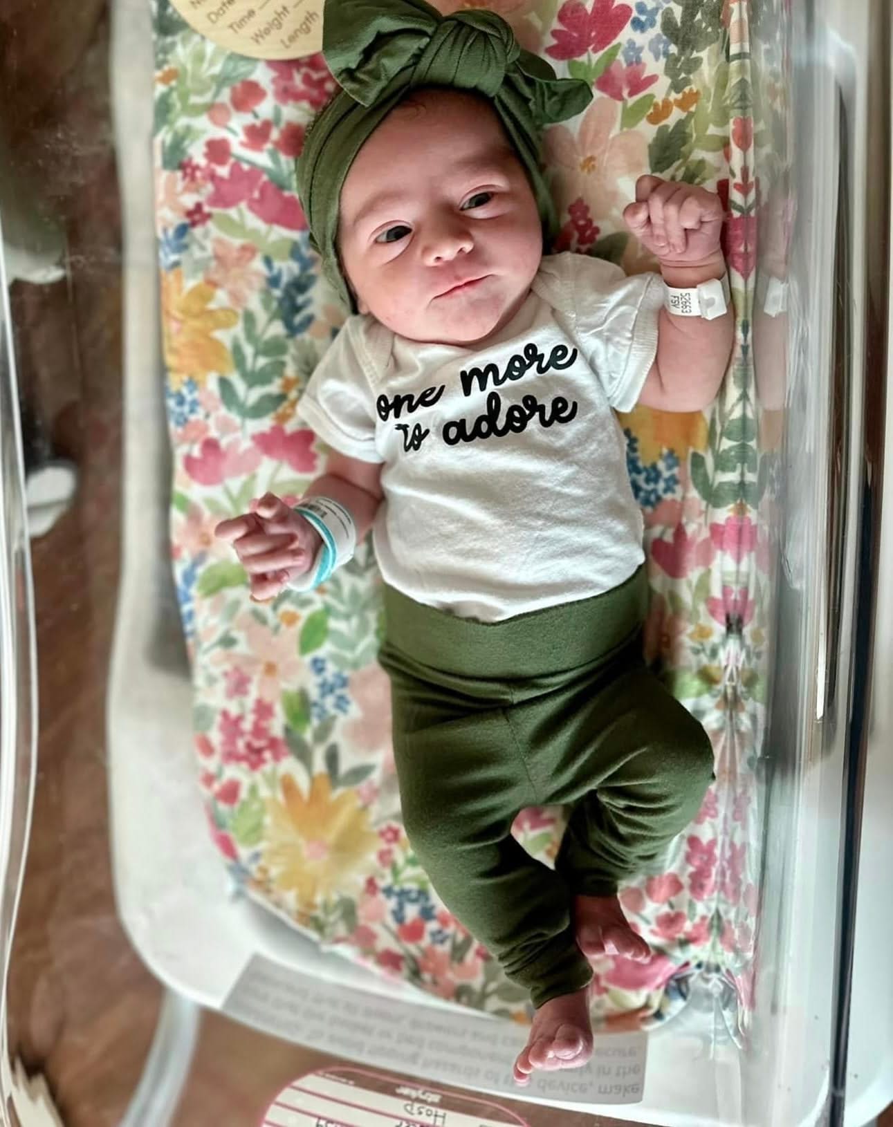 ONE MORE TO ADORE - Short Sleeve Child Shirt Little Mama Shirt Shop