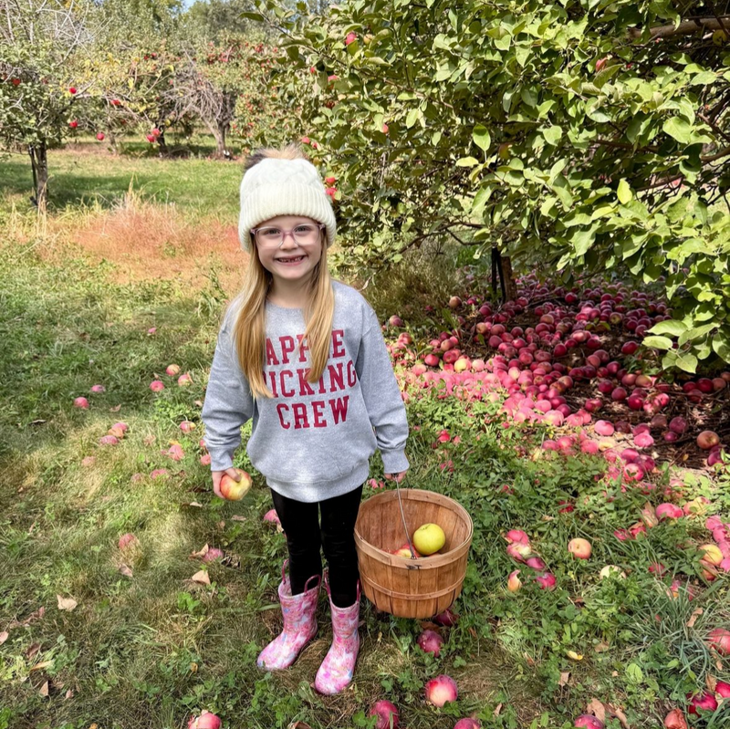 APPLE PICKING CREW - Child Sweater