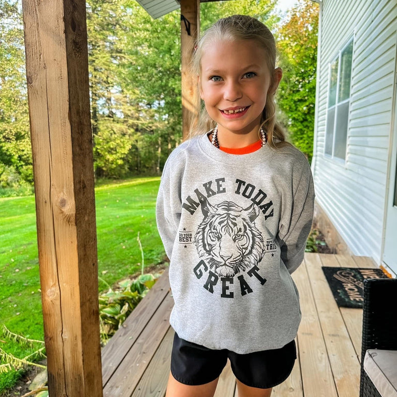 Make Today Great - TIGER - Short Sleeve Child Shirt