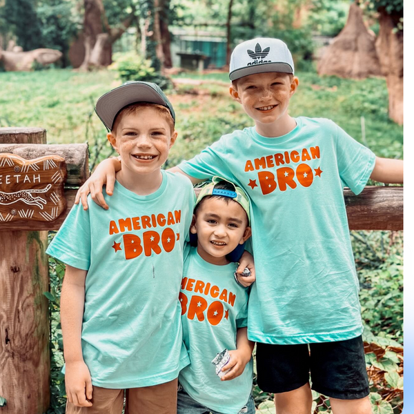AMERICAN BRO - Short Sleeve Child Shirt