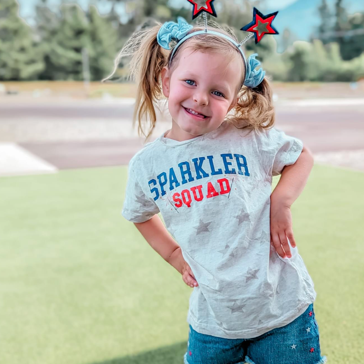 Sparkler Squad - Child STAR Tee Little Mama Shirt Shop