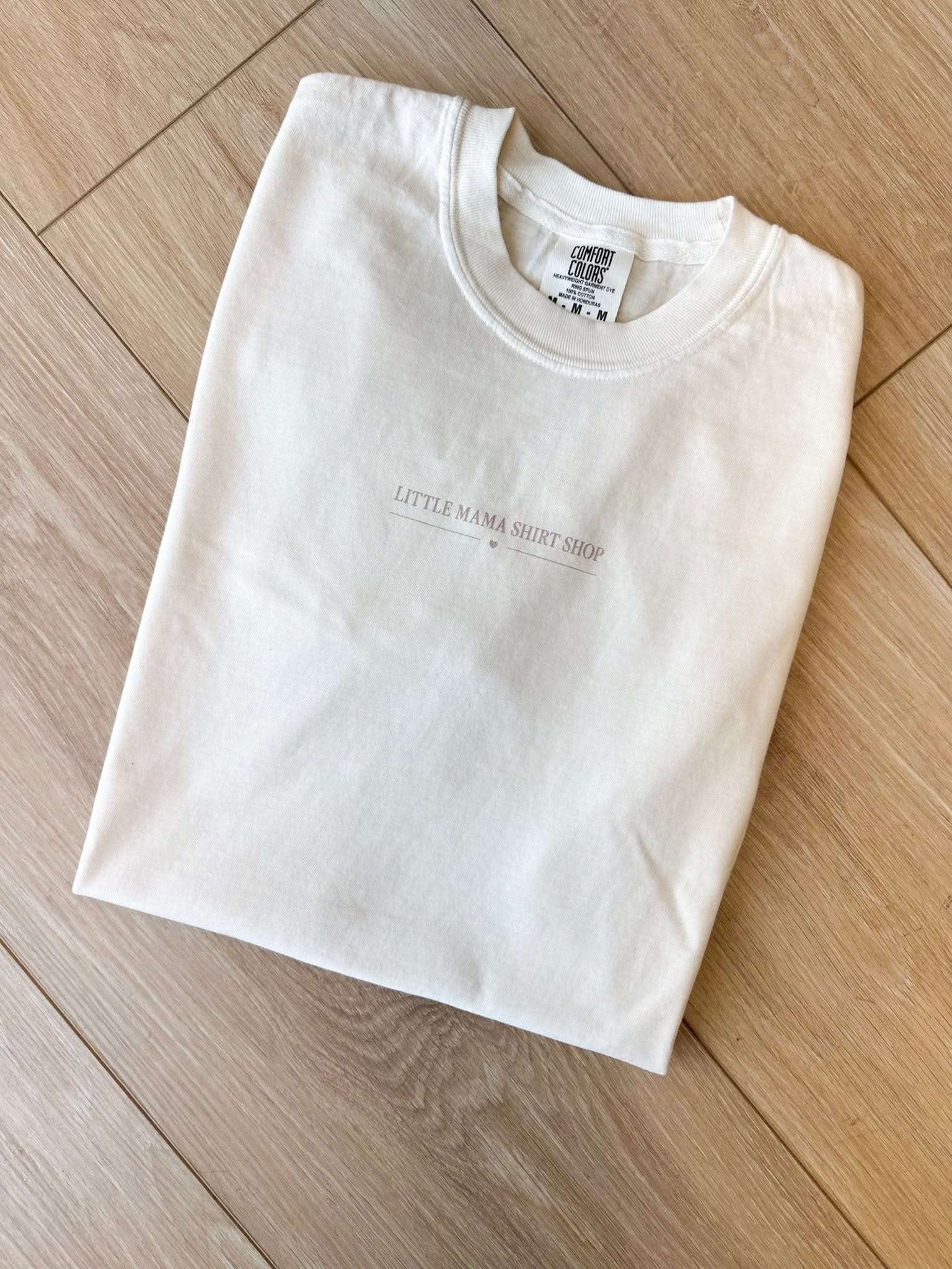 LMSS Glow Up Logo Tee – Comfort Colors Graphic Shirt | Little Mama Shirt Shop Little Mama Shirt Shop LLC