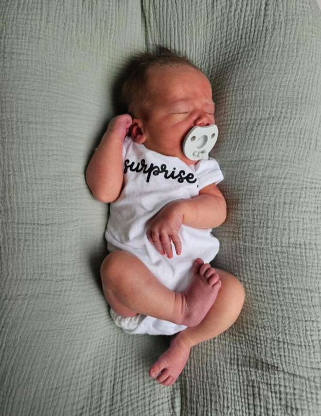 SURPRISE! - Short Sleeve Child Shirt Little Mama Shirt Shop