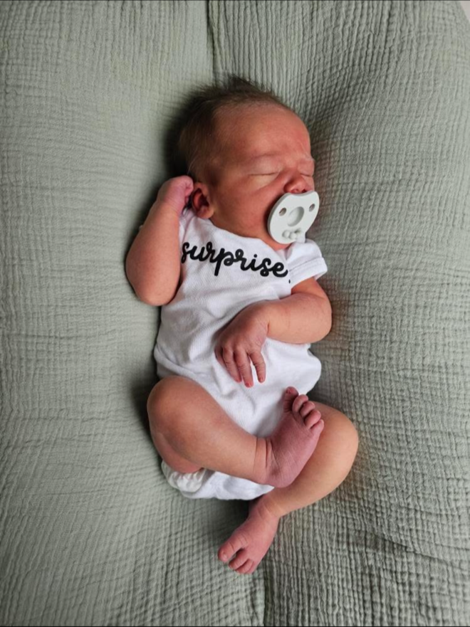 SURPRISE! - Short Sleeve Child Shirt Little Mama Shirt Shop