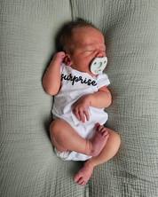 SURPRISE! - One Piece Baby Sleeper Little Mama Shirt Shop