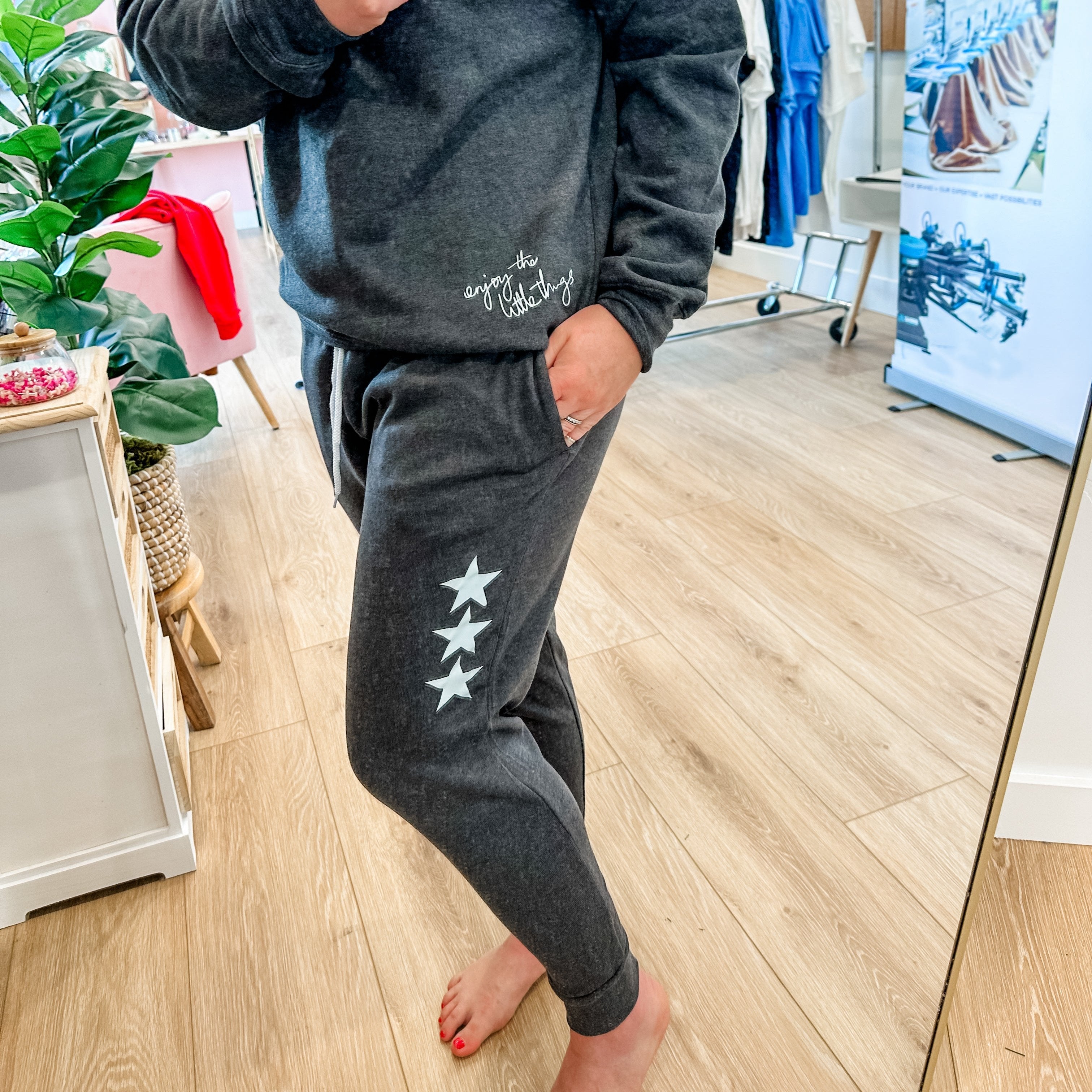 Enjoy The Little Things -  Lounge Set - Joggers Little Mama Shirt Shop LLC