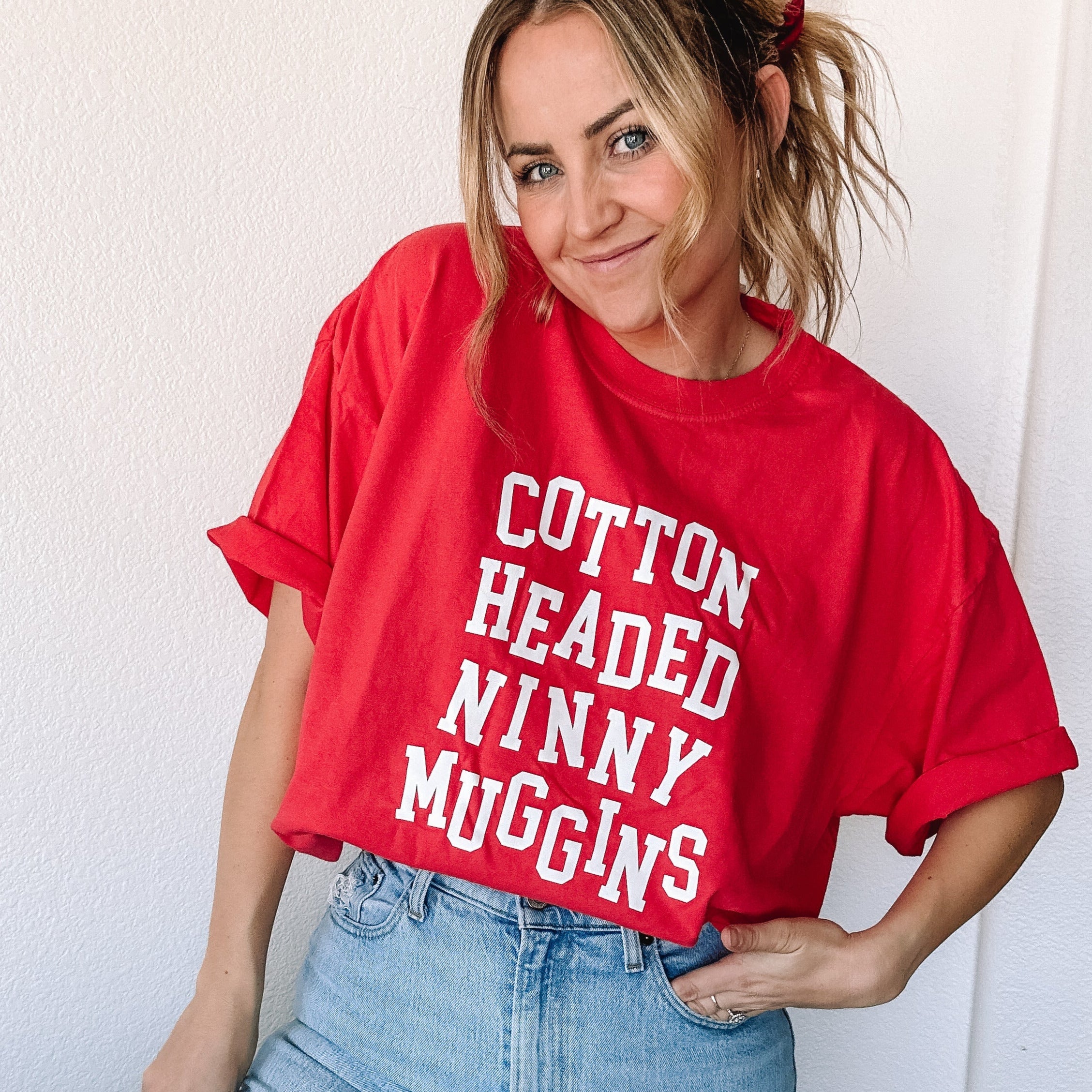 Cotton Headed Ninny Muggins - Comfort Colors Tee Little Mama Shirt Shop