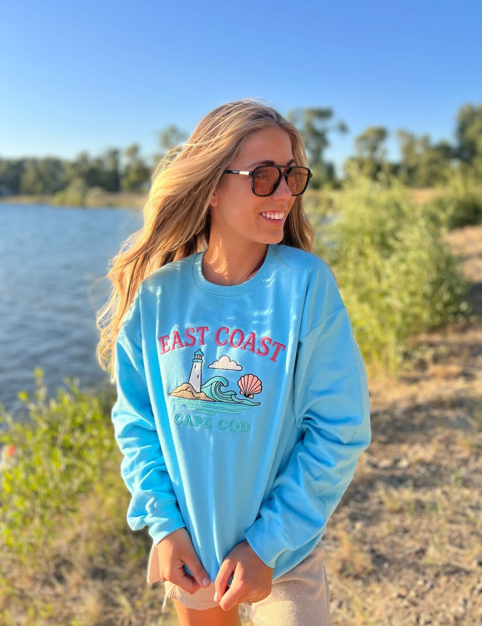 East Coast Cape Cod - Embroidery Little Mama Shirt Shop LLC