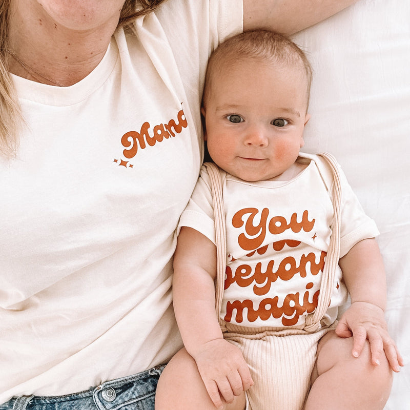 LMSS X JENN HALLAK - Mama - You are Magic / You are Beyond Magic - Set of 2 Matching Shirts