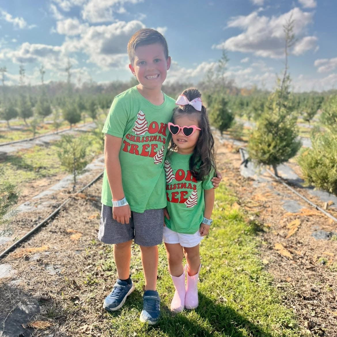 Oh Christmas Tree - Child Tee Little Mama Shirt Shop