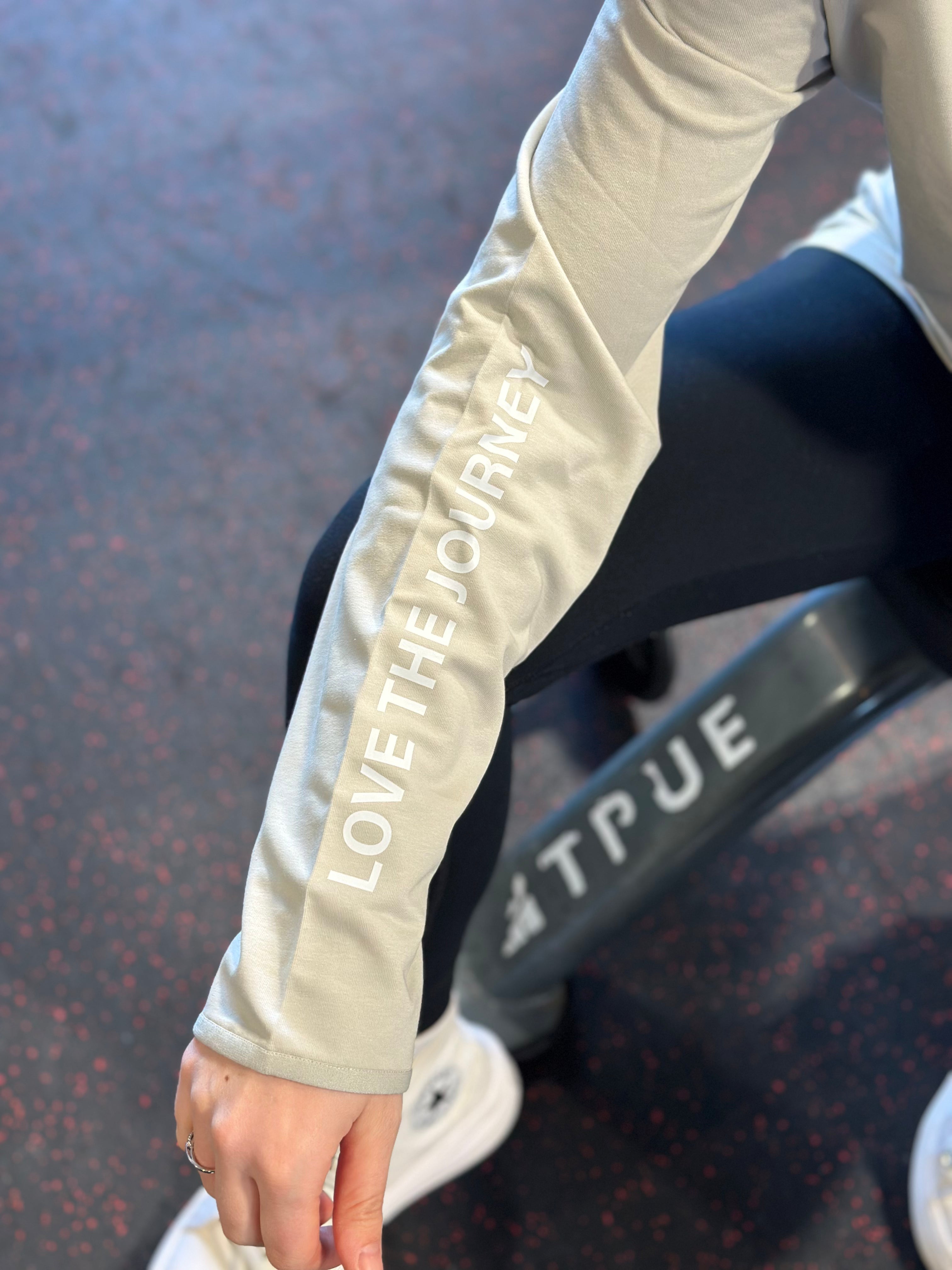 BE WELL. / LOVE THE JOURNEY - Embroidered/Printed Performance Quarter Zip Little Mama Shirt Shop LLC