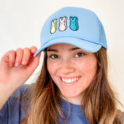 Peeps Trucker Hat - Adult Size Little Mama Shirt Shop