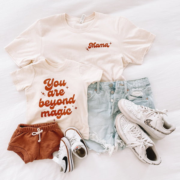 LMSS X JENN HALLAK - Mama - You are Magic / You are Beyond Magic - Set of 2 Matching Shirts