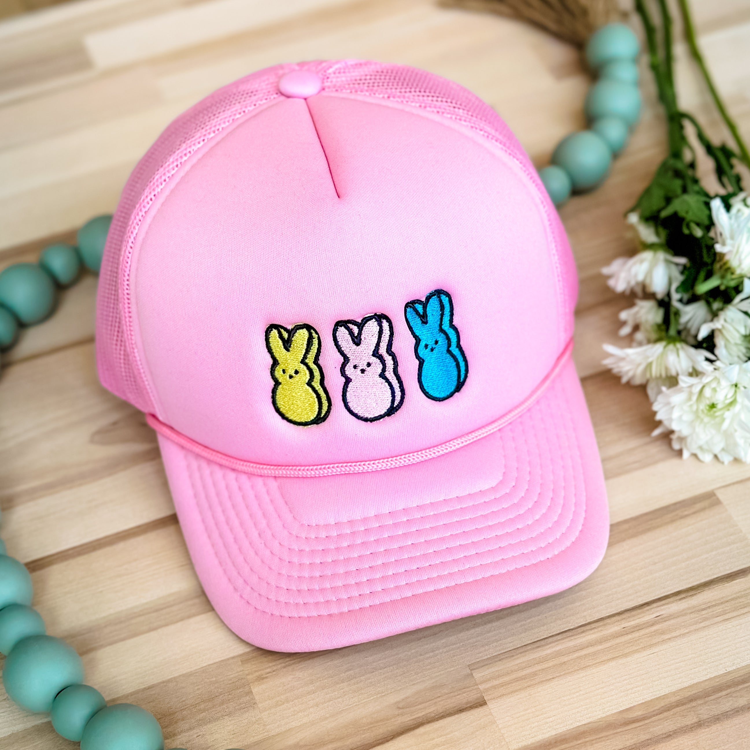 Peeps Trucker Hat - Adult Size Little Mama Shirt Shop