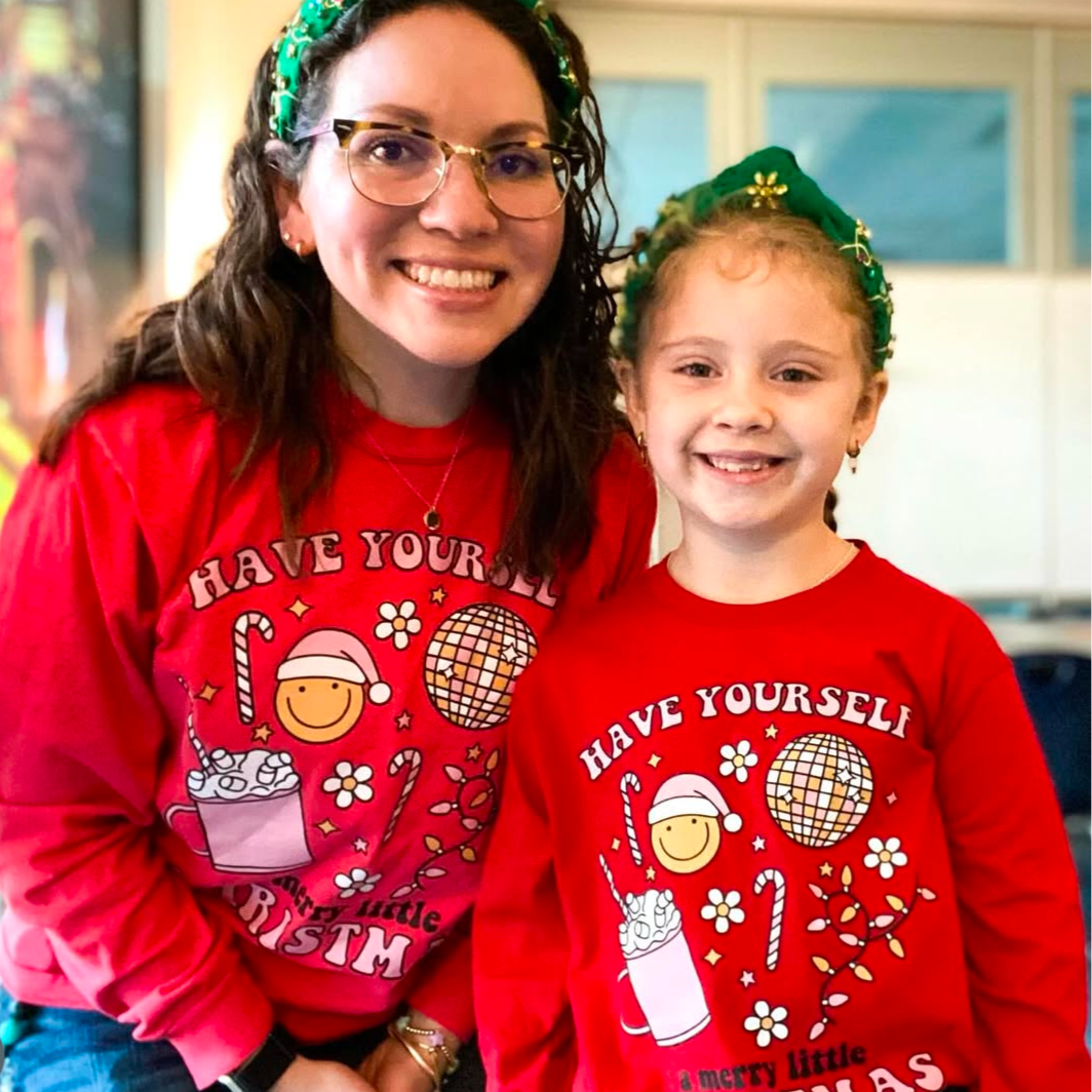 Have Yourself A Merry Little Christmas - Child Sweater Little Mama Shirt Shop