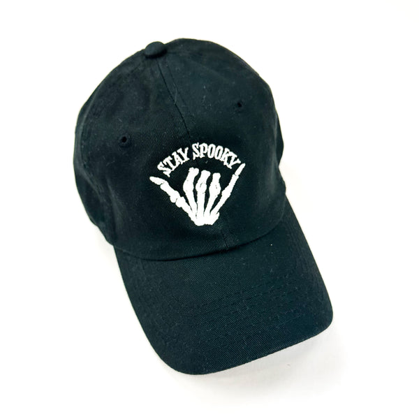 Stay Spooky Skelly Hand  - Child Size Baseball Cap