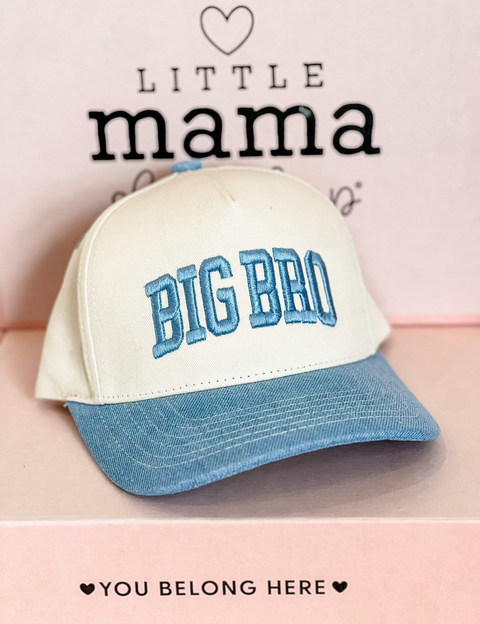  Big Brother Embroidered Hat | Adjustable Kids Cap | Sibling Gift Idea Little Mama Shirt Shop LLC