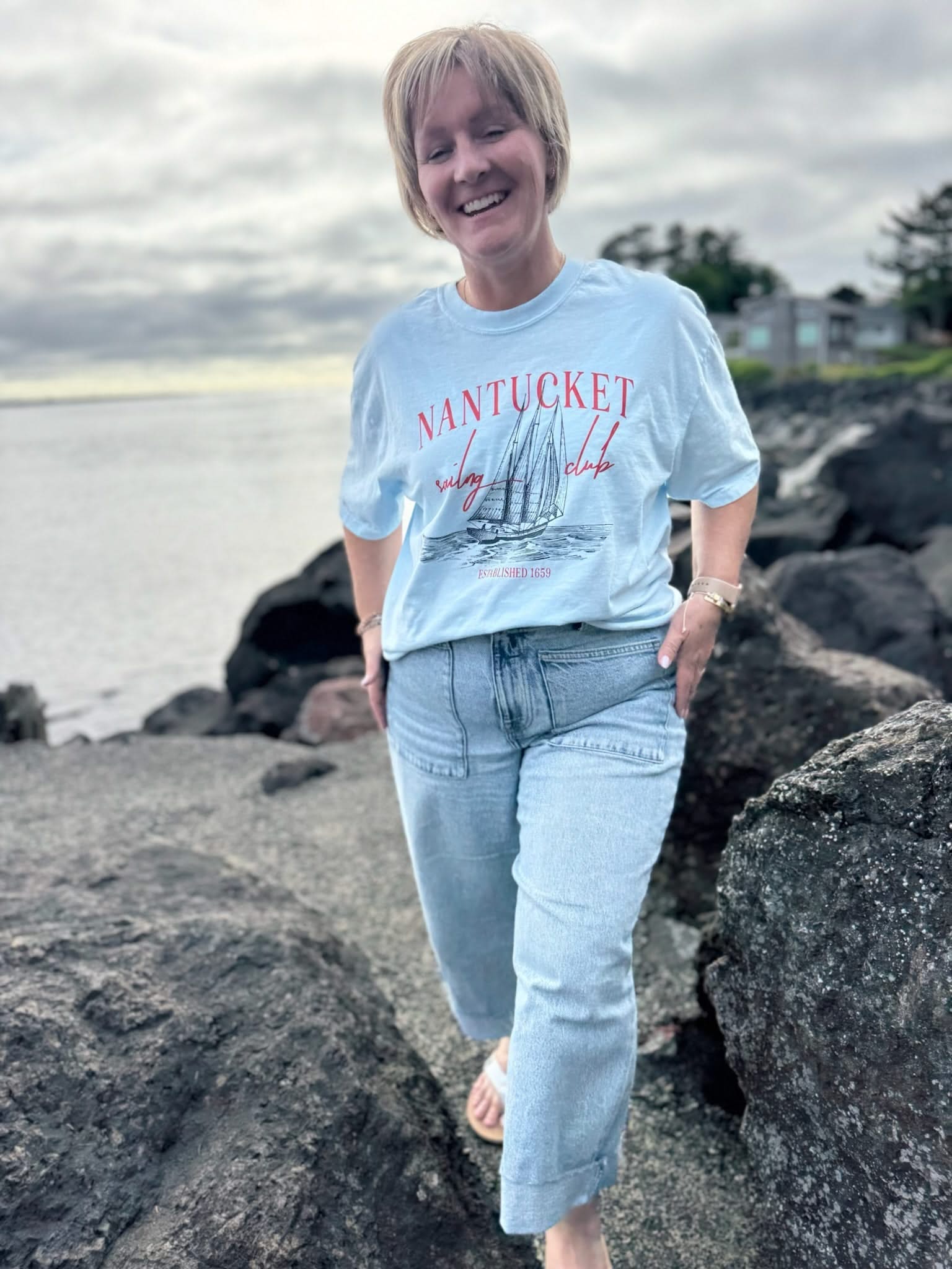 Nantucket Sailing Club Little Mama Shirt Shop LLC