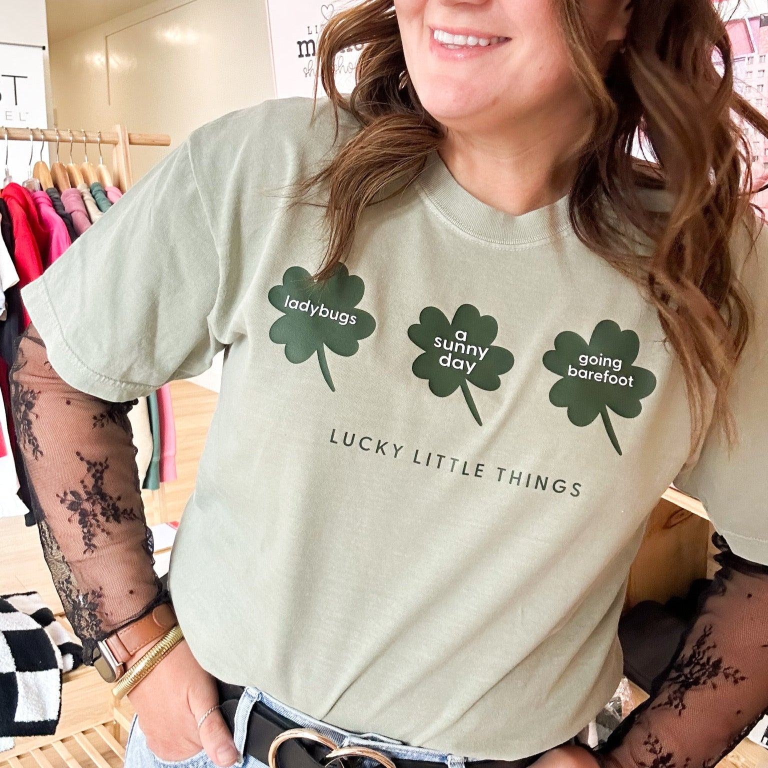 Lucky Little Things (choose 3!) - Comfort Colors Tee Little Mama Shirt Shop