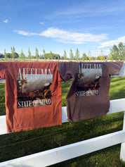 Autumn State of Mind | Adult Comfort Colors Tee | Printed Fall Shirt Little Mama Shirt Shop LLC
