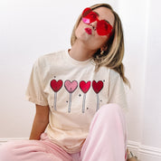 Classic Heart Lollipops - Comfort Colors Tee Little Mama Shirt Shop