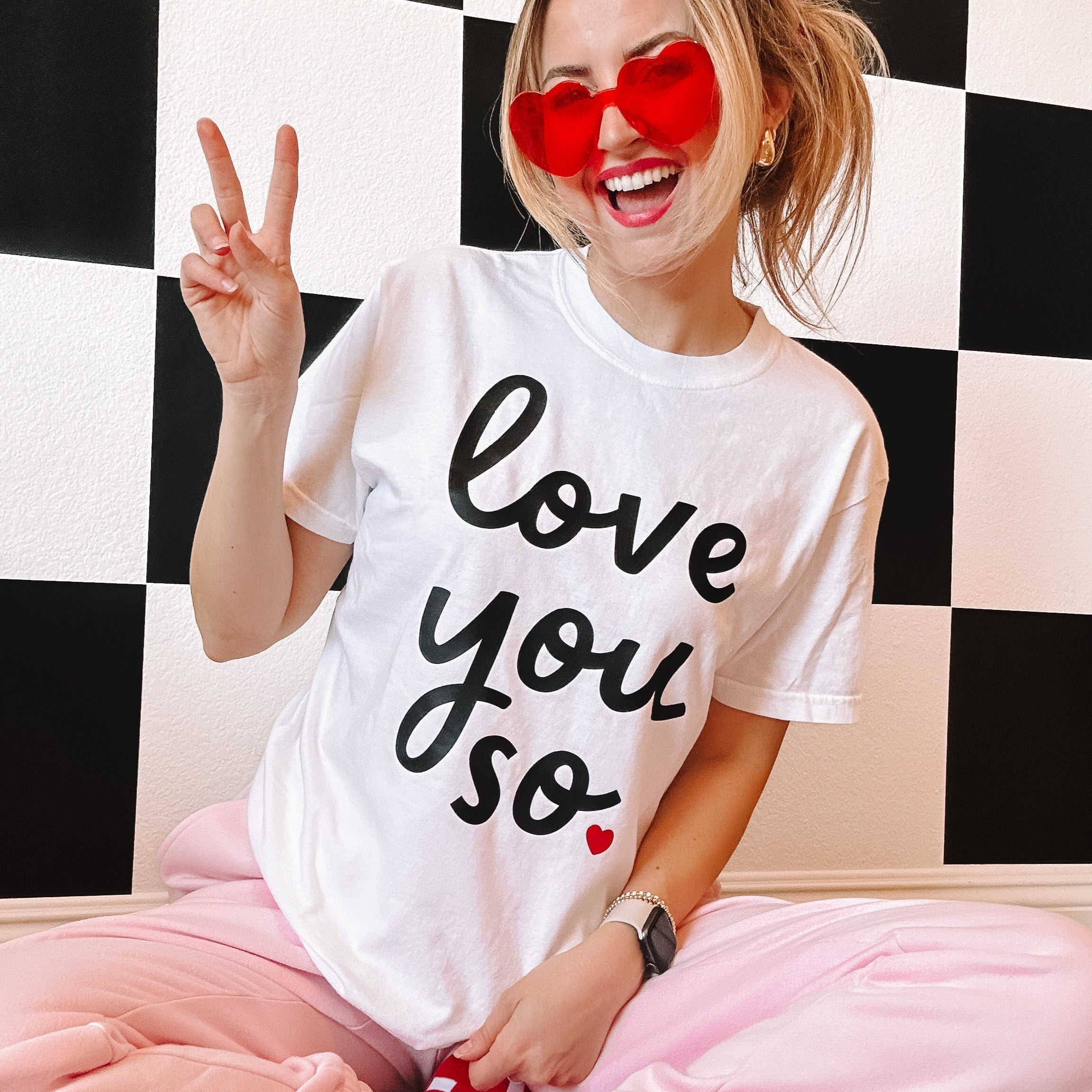 Love You So - Comfort Colors Tee Little Mama Shirt Shop