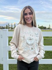 In My Fall Era | Adult Ivory Pigment Crewneck | Fall Graphic Pullover Little Mama Shirt Shop LLC