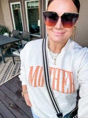 MOTHER - Coral Puff Print - Basic Fleece Little Mama Shirt Shop LLC