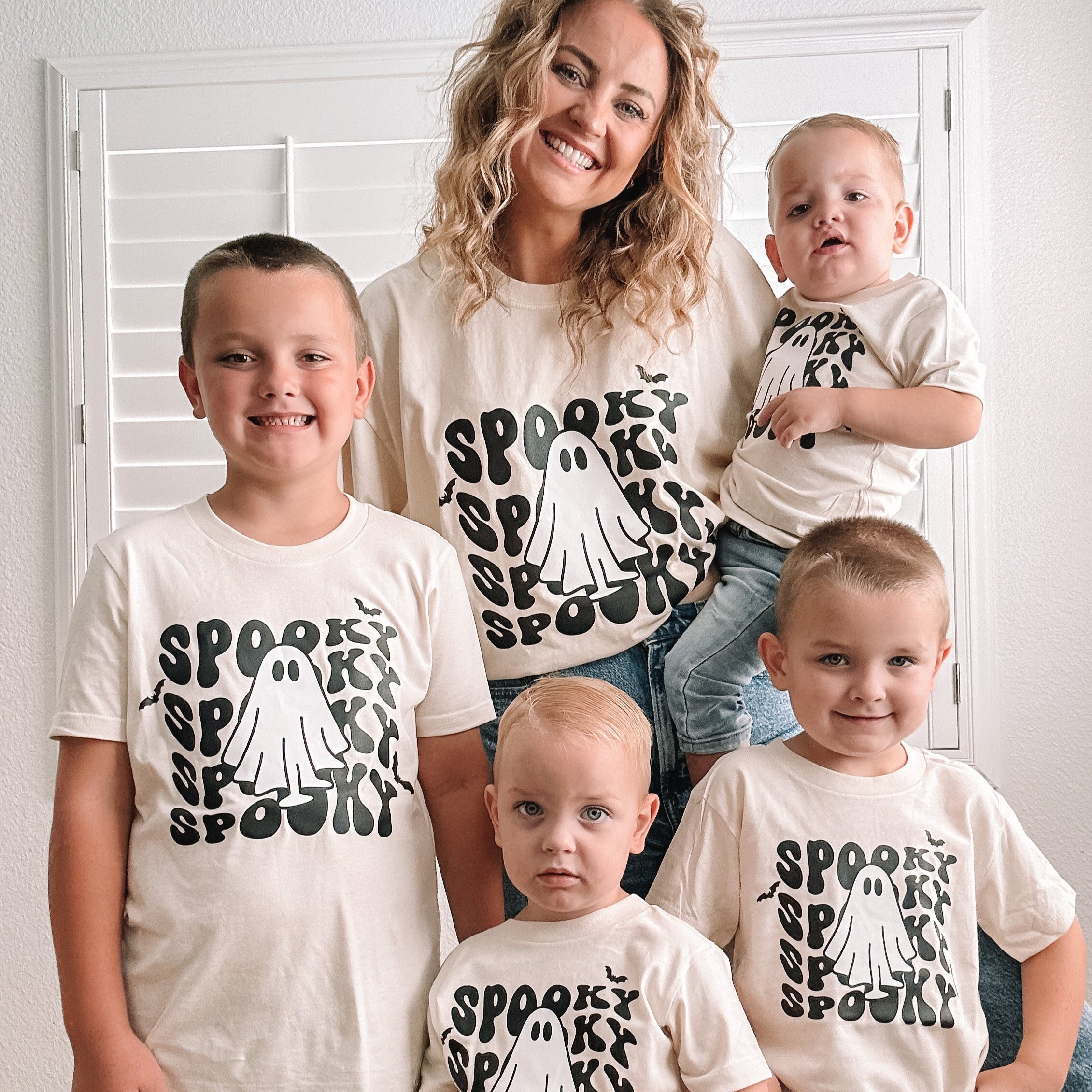 Spooky Ghost - Child Tee Little Mama Shirt Shop