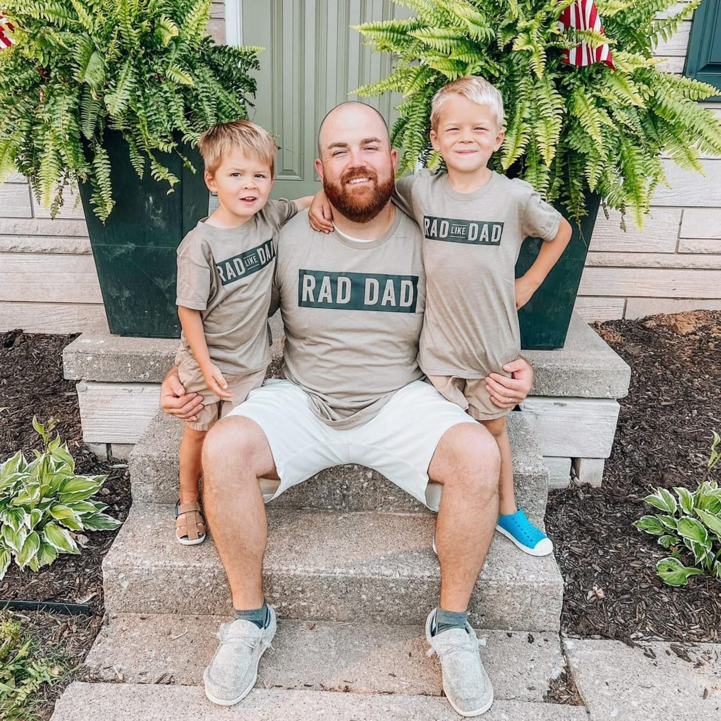 RAD DAD (One Line) - Unisex Tee Little Mama Shirt Shop