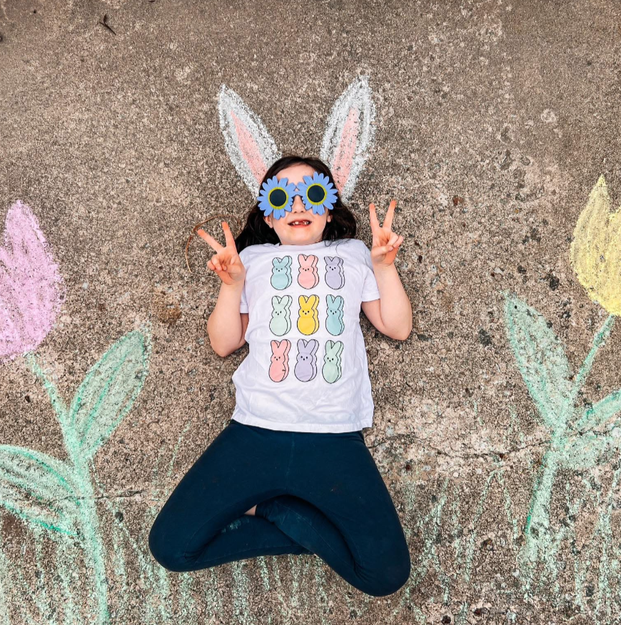 Pastel Peeps - 3x3 - Child Tee Little Mama Shirt Shop