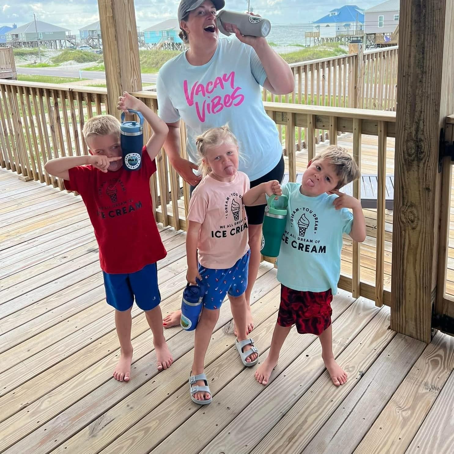 I Dream of Ice Cream - Ice Cream Sleeve Detail - Child Tee