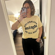 Celebrate Minds of All Kinds - SHORT SLEEVE COMFORT COLORS TEE Little Mama Shirt Shop