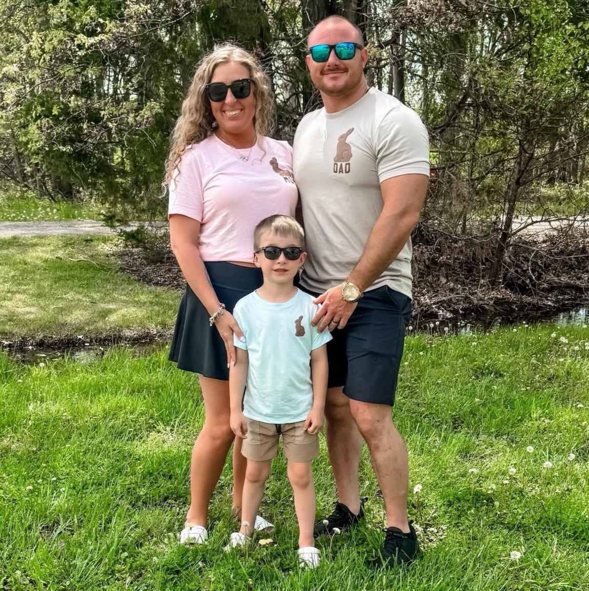 Chocolate Bunny (pocket) - Child Tee Little Mama Shirt Shop