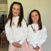 Embroidered Child Sweater - Hoppy Initials Little Mama Shirt Shop LLC