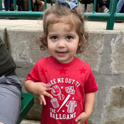 Take Me Out to the Ballgame - Short Sleeve Child Shirt Little Mama Shirt Shop