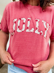 Christmas Gingham | Choose Your Name Adult Tee | Comfort Colors Little Mama Shirt Shop LLC