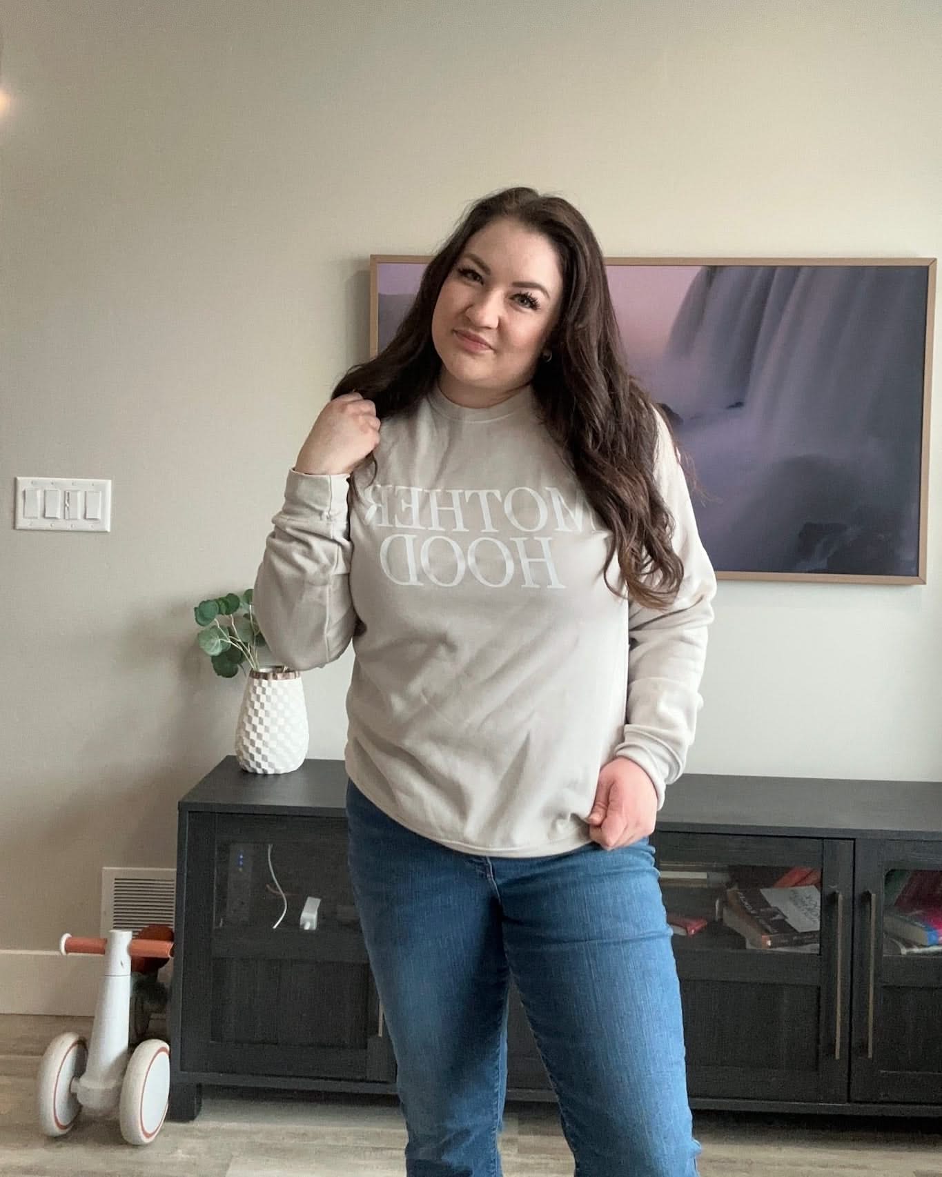 Motherhood – Someday We’ll Miss Today – Motherhood Shirt – Tone on Tone Super Soft Fleece Sweatshirt – Women | Little Mama Shirt Shop Little Mama Shirt Shop LLC