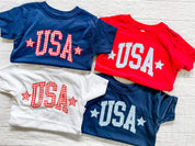 USA Gingham Tee - Mommy and Me Coordinating Tee Set - Red White & Blue Patriotic T-Shirts | Little Mama Shirt Shop (Copy) Little Mama Shirt Shop LLC